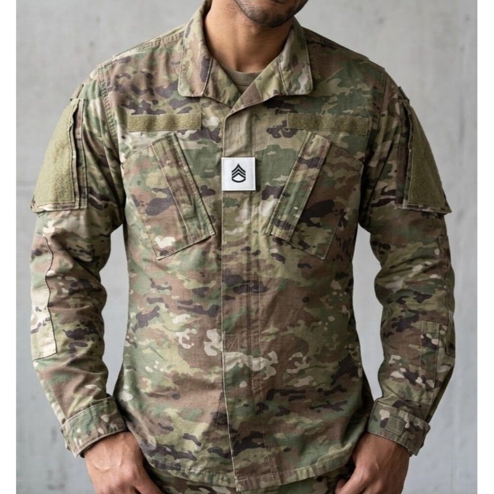 US Army OCP Multicam FRACU Coat Jacket Small Long
